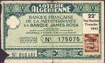 Algeria, 1/10 Franc, 