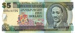 Barbados, 5 Dollar, P-0055