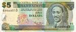 Barbados, 5 Dollar, P-0061