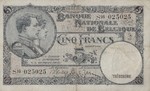 Belgium, 5 Franc, P-0108a