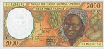 Central African States, 2,000 Franc, P-0103Cb