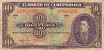 Colombia, 10 Peso Oro, P-0389d