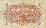 East Africa, 5 Shilling, P-0028b v4,B217i