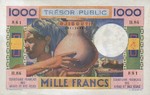 French Afars and Issas, 1,000 Franc, P-0032