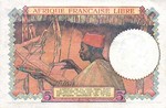 French Equatorial Africa, 5 Franc, P-0006