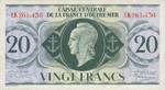 French Equatorial Africa, 20 Franc, P-0017b