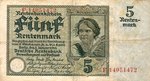 Germany, 5 Rentenmark, P-0169 v2