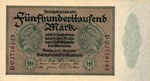 Germany, 500,000 Mark, P-0088b