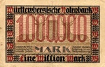German States, 1,000,000 Mark, S-0986