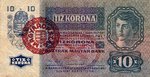 Hungary, 10 Korona, P-0019