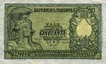 Italy, 50 Lira, P-0091a