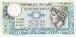 Italy, 500 Lira, P-0095