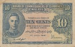 Malaya, 10 Cent, P-0008x