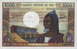Mali, 1,000 Franc, P-0013d