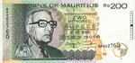Mauritius, 200 Rupee, P-0045