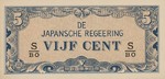 Netherlands Indies, 5 Cent, P-0120c