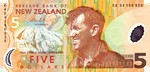 New Zealand, 5 Dollar, P-0185b