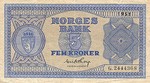 Norway, 5 Krona, P-0025d