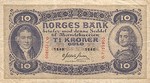 Norway, 10 Krona, P-0008c