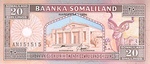Somaliland, 20 Shilling, P-0003b