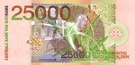 Suriname, 25,000 Gulden, P-0154