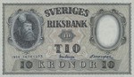 Sweden, 10 Krona, P-0043f Sign.2