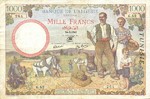 Tunisia, 1,000 Franc, P-0020a