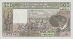 West African States, 500 Franc, P-0806Tk