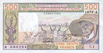 West African States, 1,000 Franc, P-0105Aa