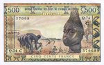 West African States, 500 Franc, P-0302Cn