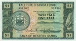 Western Samoa, 1 Tala, P-0016a
