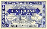 Algeria, 1 Franc, P-0098a B