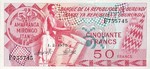 Burundi, 50 Franc, P-0022