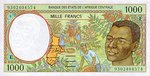 Central African States, 1,000 Franc, P-0202Ea