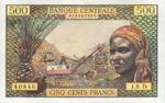 Equatorial African States, 500 Franc, P-0004h