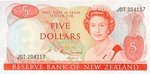 New Zealand, 5 Dollar, P-0171b