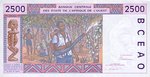 West African States, 2,500 Franc, P-0112Ab