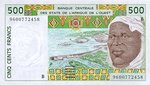 West African States, 500 Franc, P-0210Bg