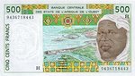 West African States, 500 Franc, P-0610Hd