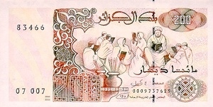 Algeria, 200 Dinar, P138 Sign.2