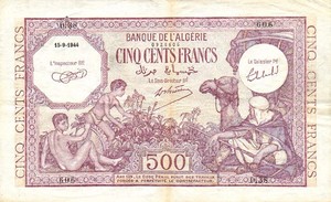 Algeria, 500 Franc, P95