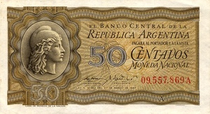 Argentina, 50 Centavo, P259a