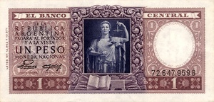 Argentina, 1 Peso, P260b