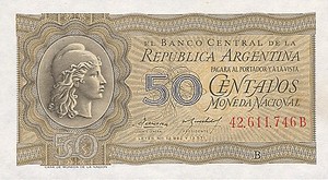 Argentina, 50 Centavo, P261