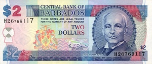 Barbados, 2 Dollar, P60