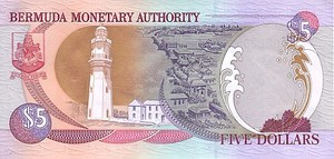 Bermuda, 5 Dollar, P51r
