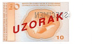 Bosnia and Herzegovina, 10 Convertible Mark, P64s