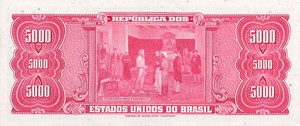 Brazil, 5 Cruzeiro Novo, P188b