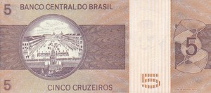 Brazil, 5 Cruzeiro, P192cr
