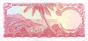 East Caribbean States, 1 Dollar, P13c Sign.4